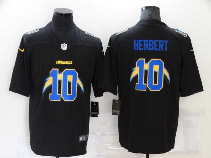 Nike Chargers 10 Justin Herbert Black Shadow Logo Limited Jersey Dzhi,We sell and wholesale Nike Chargers 10 Justin Herbert Black Shadow Logo Limited Jersey Dzhi on line form chian!